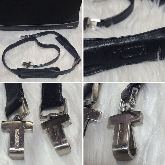 TUMI|Vintage Black Briefcase/Laptop Bag with Shoulder Strap - Picture 13 of 15